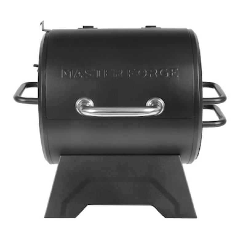 master forge small 250-sq. in black portable charcoal grill