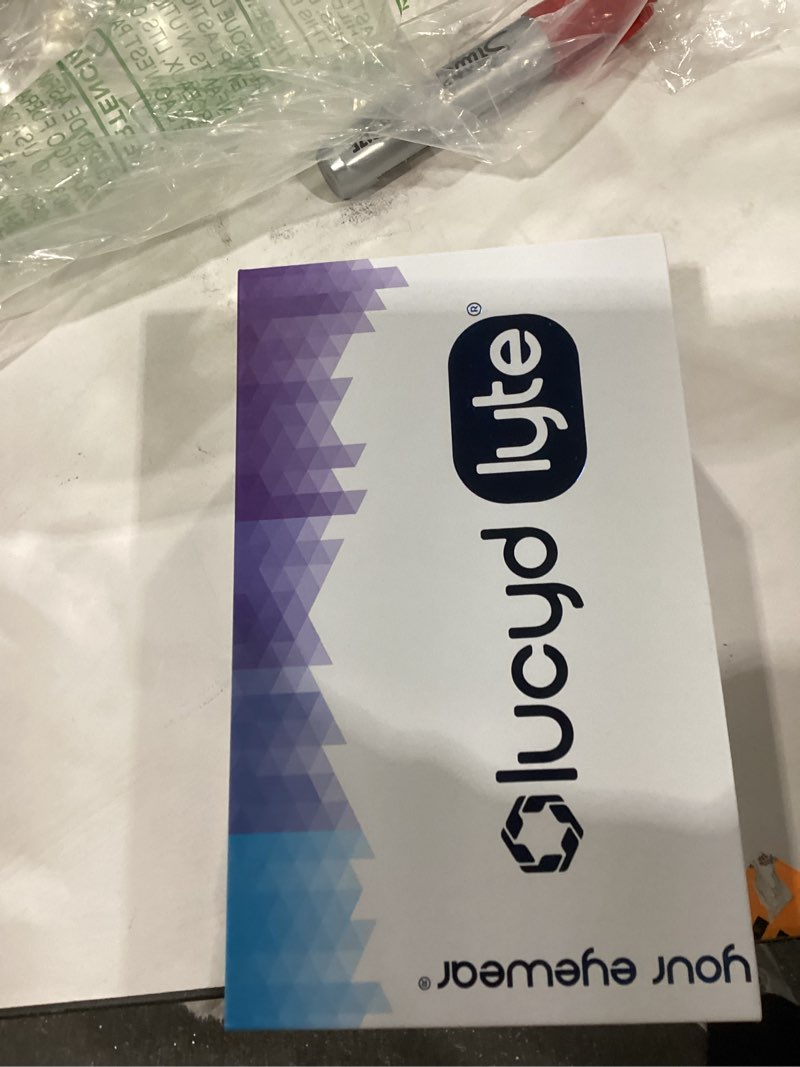 Condition photo showing New/Like New for Lucyd lyte glasses