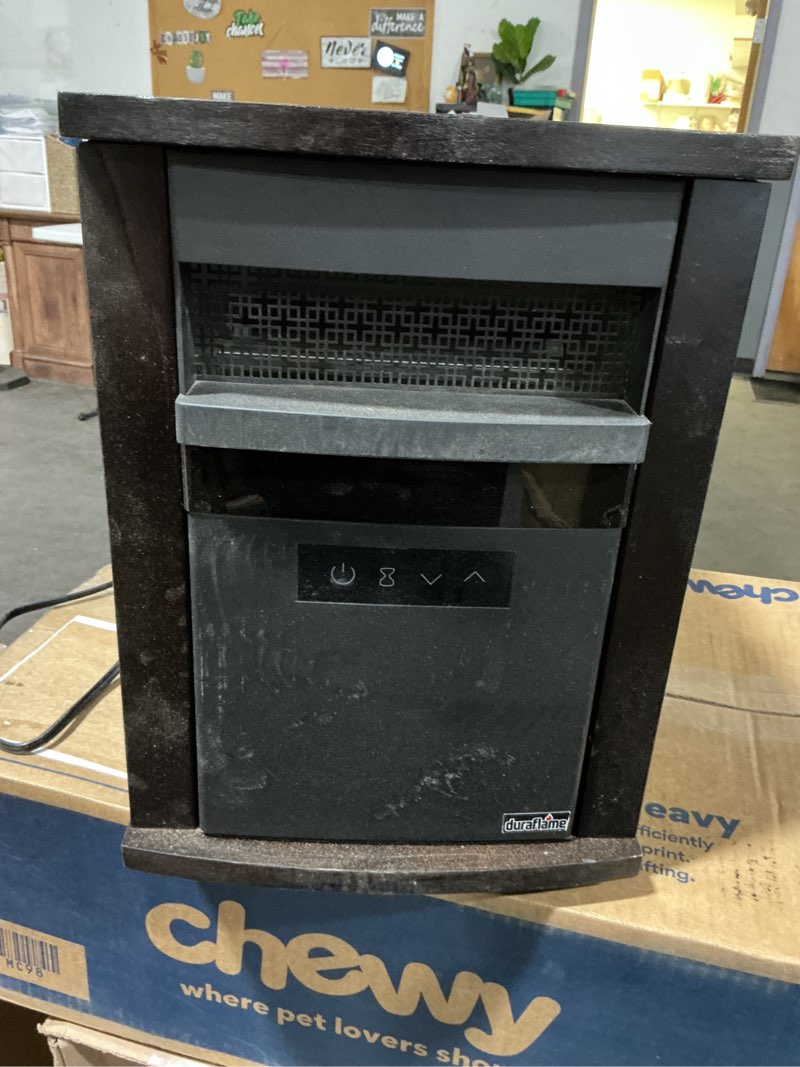 Duraflame infrared quartz cabinet electric space heater