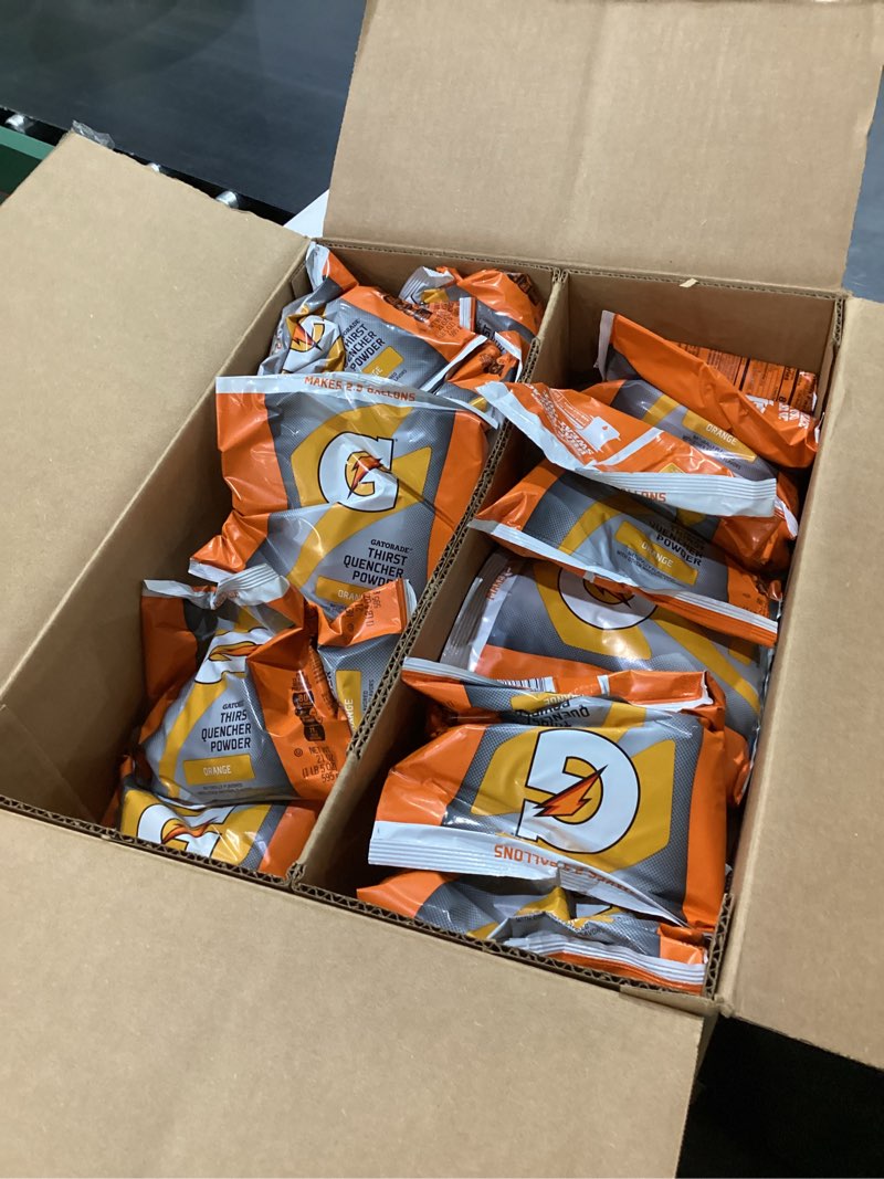 Condition photo showing New/Like New for gatorade instant powder packs : 21oz - case of 32
