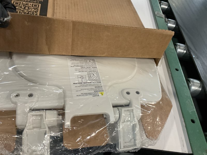 Condition photo showing New/Like New for mayfair nextstep2 toilet seat with toddler potty training seat built-in, slow close, easy clean, magnetic removable kids seat, made in usa, elongated, white