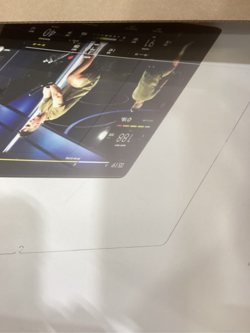 Condition photo showing Good Condition for Tempered Glass Screen Protector for Peloton Original Bike, Does Not Fit Bike+ or Tread, Peloton Accessories - (Crystal Clear) Original Bike Clear