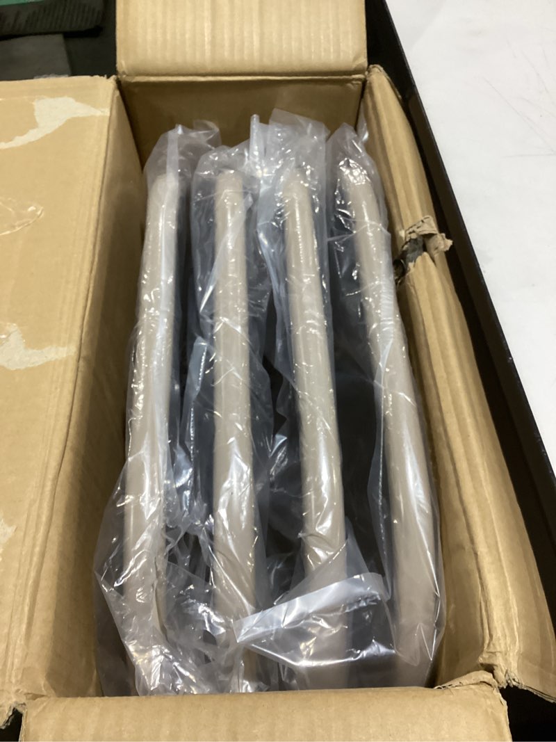 Condition photo showing New/Like New for COSCO SmartFold Vinyl Folding Chair, 4-Pack, Black Black Vinyl