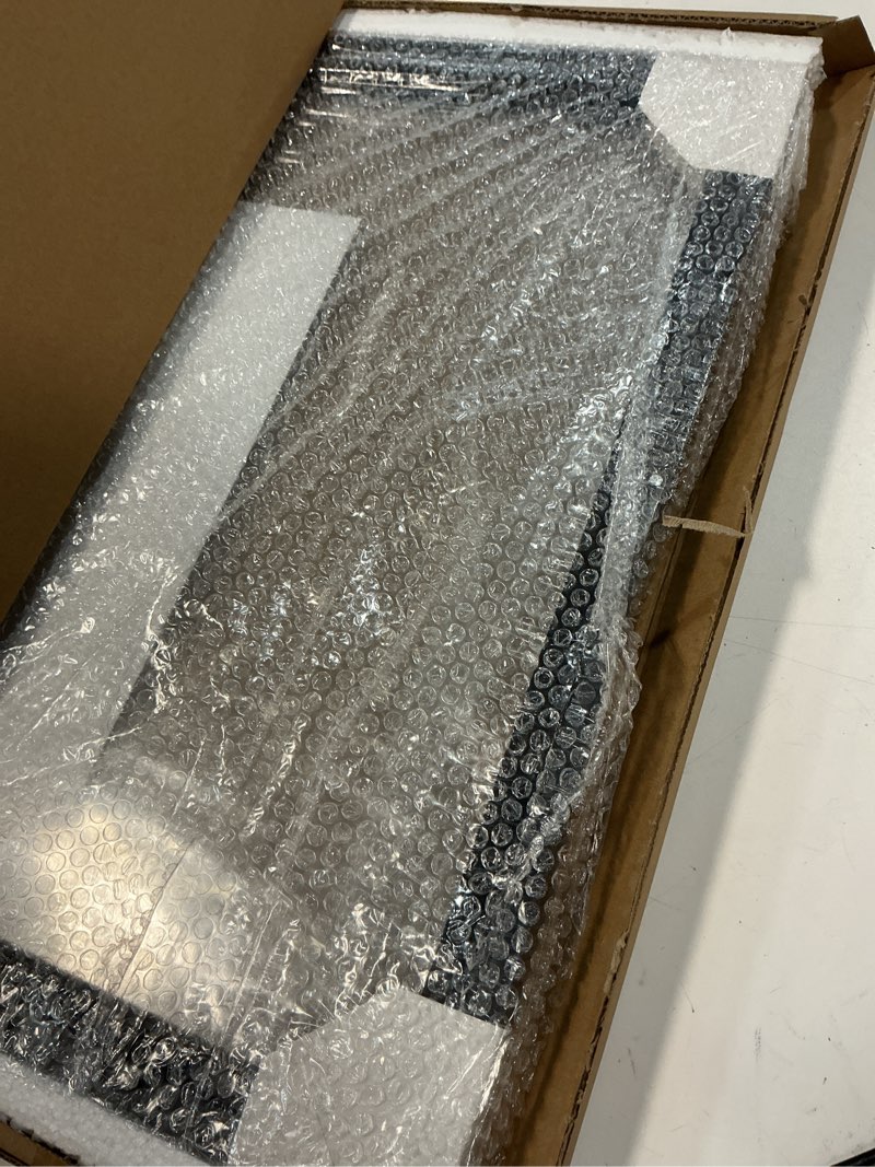 Condition photo showing Good Condition for one wall 16x20 inch floating frame, black wood double glass float picture frame display 16x20/11x14 inch photos or plant or petal specimens for wall hanging - mounting accessories included black 16x20
