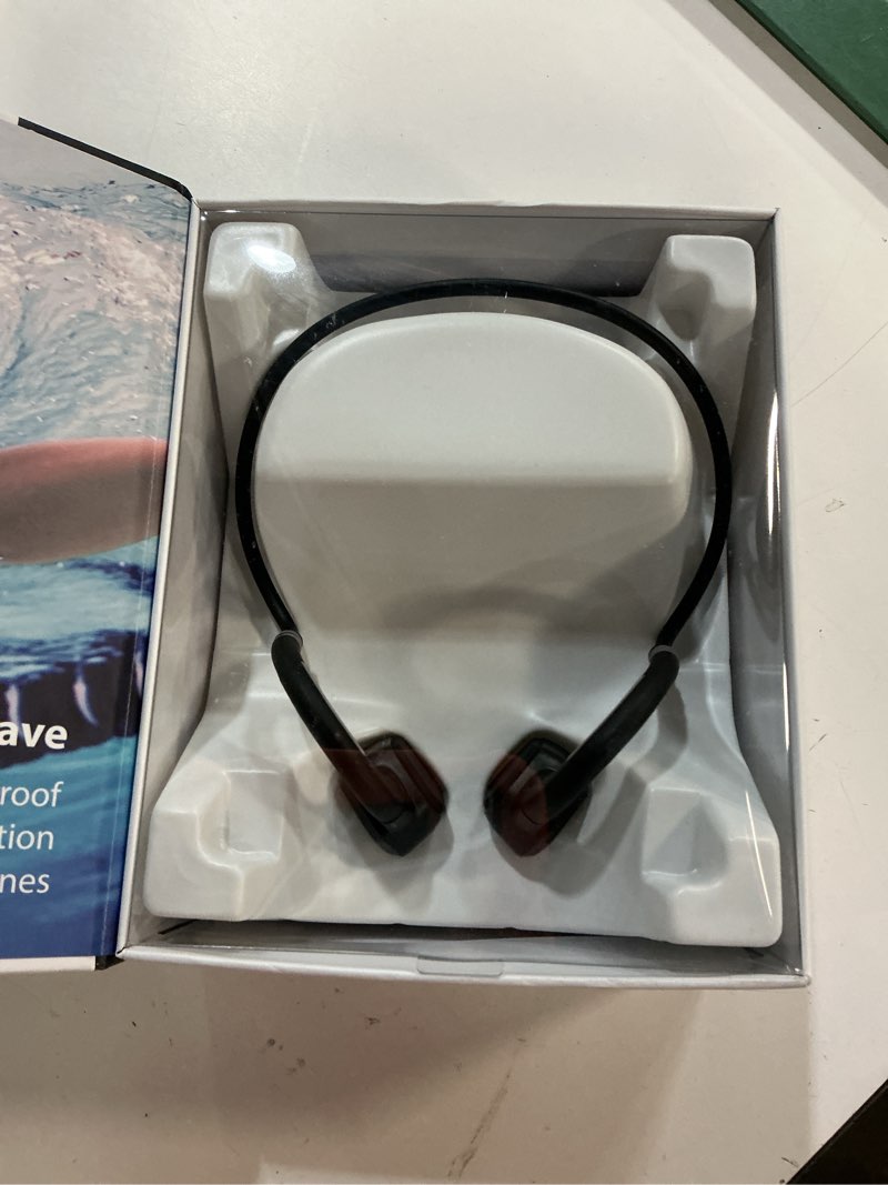 Condition photo showing New/Like New for Bone Conduction Headphones Swimming Headphone - IP68 Waterproof Open Ear Headphones with MP3 Play 32G Memory Inductive Wireless Bluetooth Sports Headset for Running Swimming (Grey)
