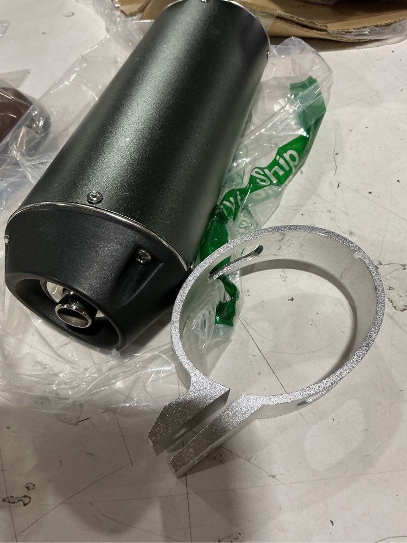 Condition photo showing As Is for dream motion 28mm/38mm motorcycle exhaust muffler removable noise reduction silencer powersports parts for honda crf50 125cc 150cc 190cc kayo yx zs klx ssr quad atv dirt pit bike accessories (38mm)