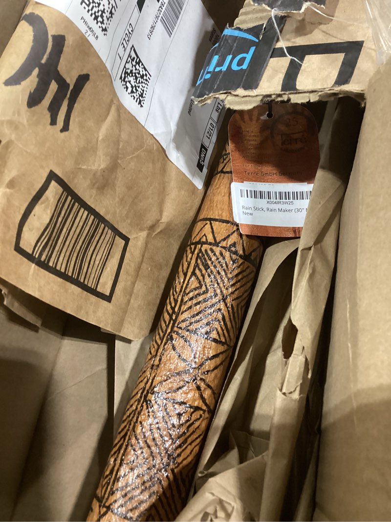 Condition photo showing Good Condition for 30” Maori Rain Stick: Authentic Rain Maker for Meditation, Sound Therapy, and Natural Ambiance - Per