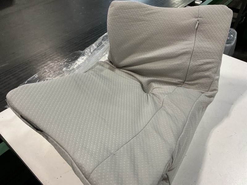 Condition photo showing As Is for cozyplayer effective pain relief cervical neck pillow for sleeping, ergonomic cooling side sleeper pillow for neck support, odorless contour memory foam pillows, bed pillow for stomach back sleeper white queen