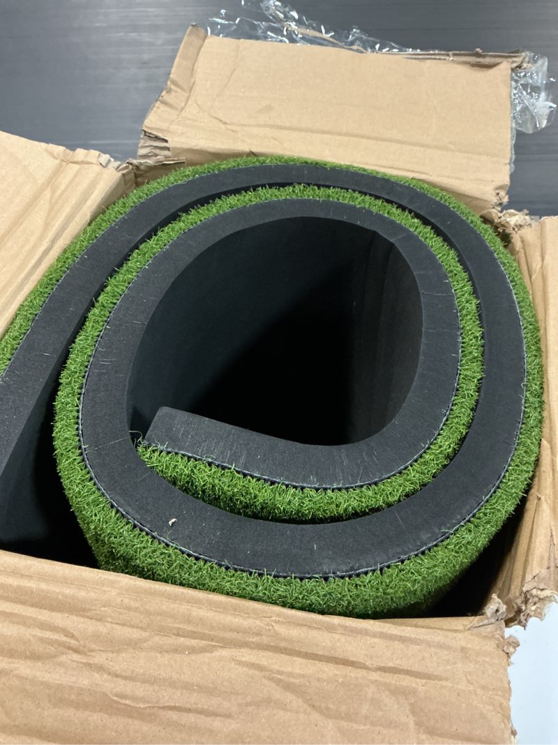 Condition photo showing Good Condition for bltend golf mat 36mm: 5x4ft/6x4ft golf hitting mat practice outdoor indoor | elite dense artificial turf, heavy duty thickened eva backing, balls & tees, driving chipping backyard simulators practice 5'x4' ultra - 36mm