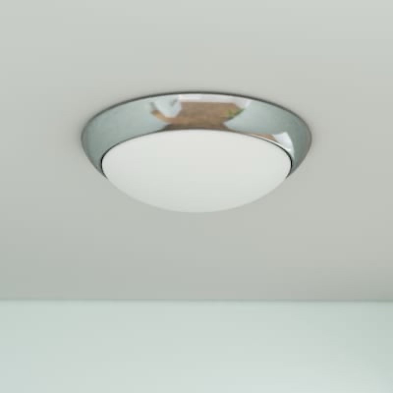 project source 11-in w brushed nickel led flush mount light energy star