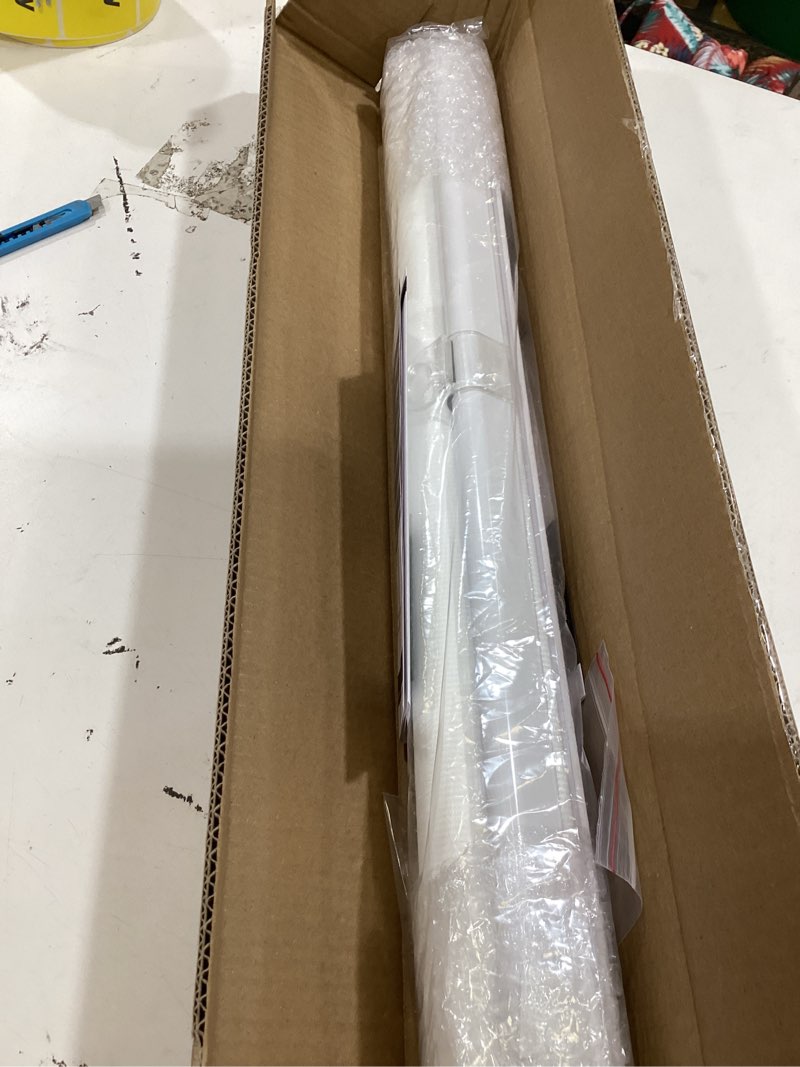 Condition photo showing Good Condition for lazblinds cordless french door blinds, no drill roll up zebra blinds for doors, light control day and night sheer shades for front door patio sidelight glass door, 23.8'' w x 78'' l, white white 23.8" w x 78" l(fabric: 25" x 78" )