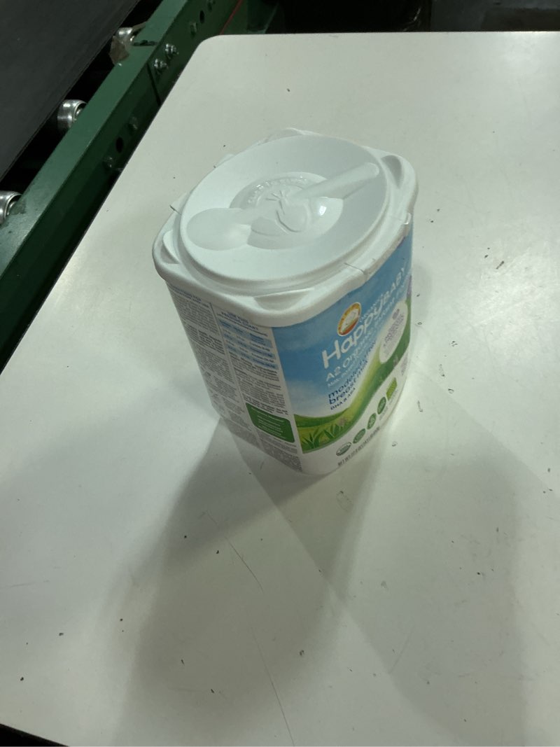 Condition photo showing New/Like New for (used by :08-2026) happy baby organics stage 1 a2 infant formula, 0 12 months, milk based organic baby formula powder with a2 milk, probiotics & prebiotics for immune & digestive support, 22.9 ounce (pack of 1)