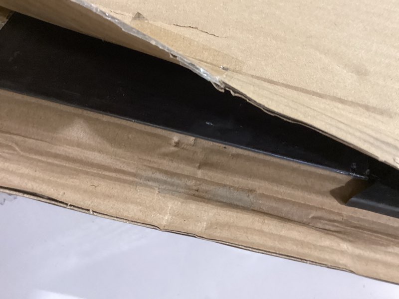 Condition photo showing Good Condition for uxcell door kick plate, 8 x 34 inches aluminum kick plate door plate, 1.5mm (1/16 inch) thickness, for exterior front door or back door, black (single pack) 8 x 34 inch black