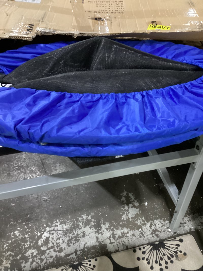 Condition photo showing Good Condition for BCAN 40/48" Foldable Mini Trampoline Max Load 330lbs/440lbs, Fitness Rebounder with Adjustable Foam 