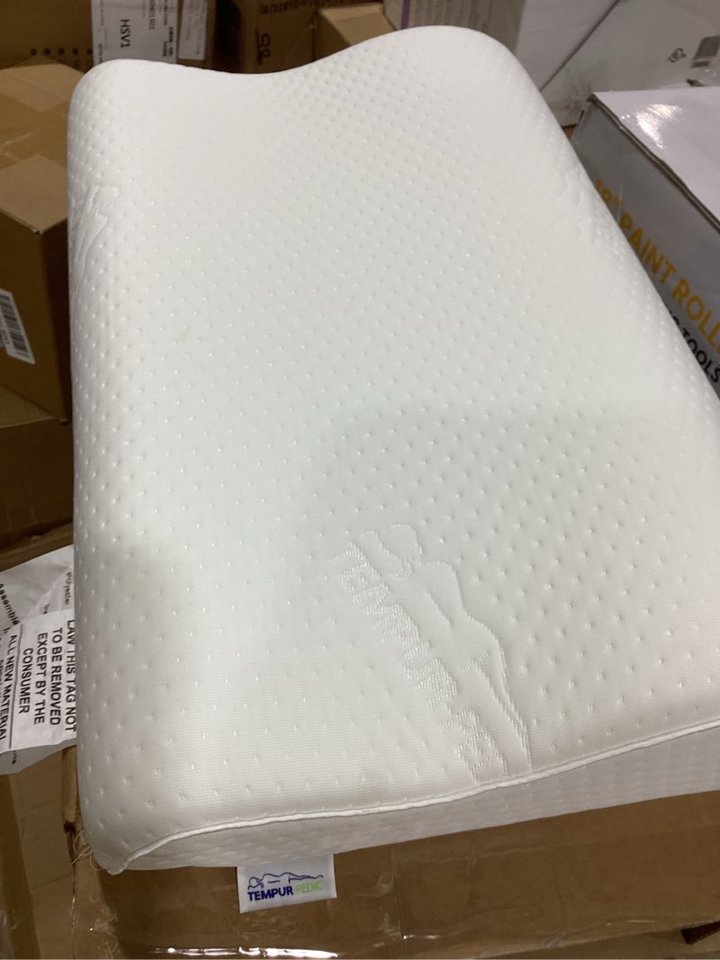 Condition photo showing Good Condition for tempur-pedic tempur-ergo neck pillow, white