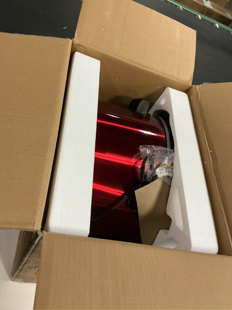 Condition photo showing Good Condition for Elite Gourmet MST-900RXT# Electric Ceramic XL Jumbo Slow Cooker, Adjustable Temp, Entrees, Sauces, Stews & Dips, Dishwasher Safe Glass Lid & Crock, 8.5Qt, MetallicRed