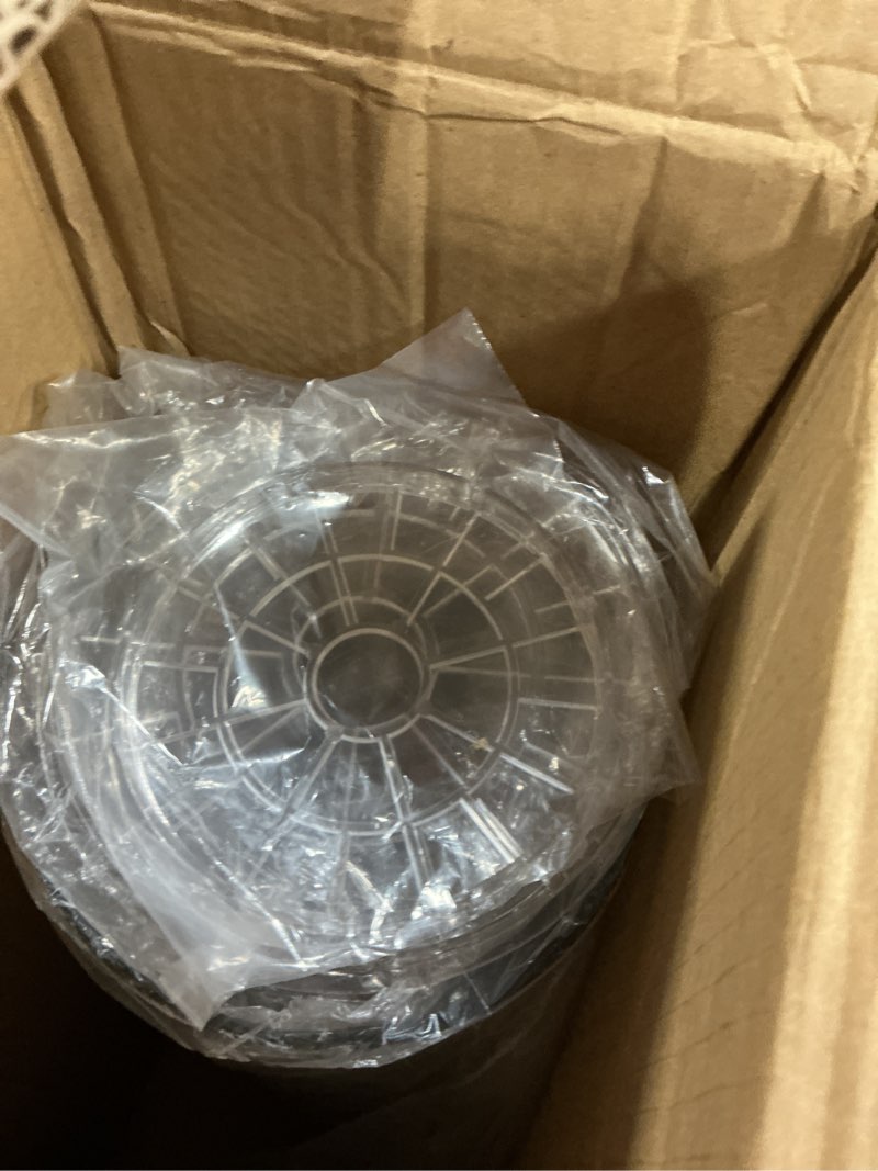 Condition photo showing Good Condition for Extra Large Acrylic Cylinder Clear Vase for Floor, 20 in Tall Big Wide Mouth Plastic Unbreakable Hurricane Flower Vases of 3 for Home Decor (D 8", D 6", D 4.8" + 3 Holder) 3-xxl Clear