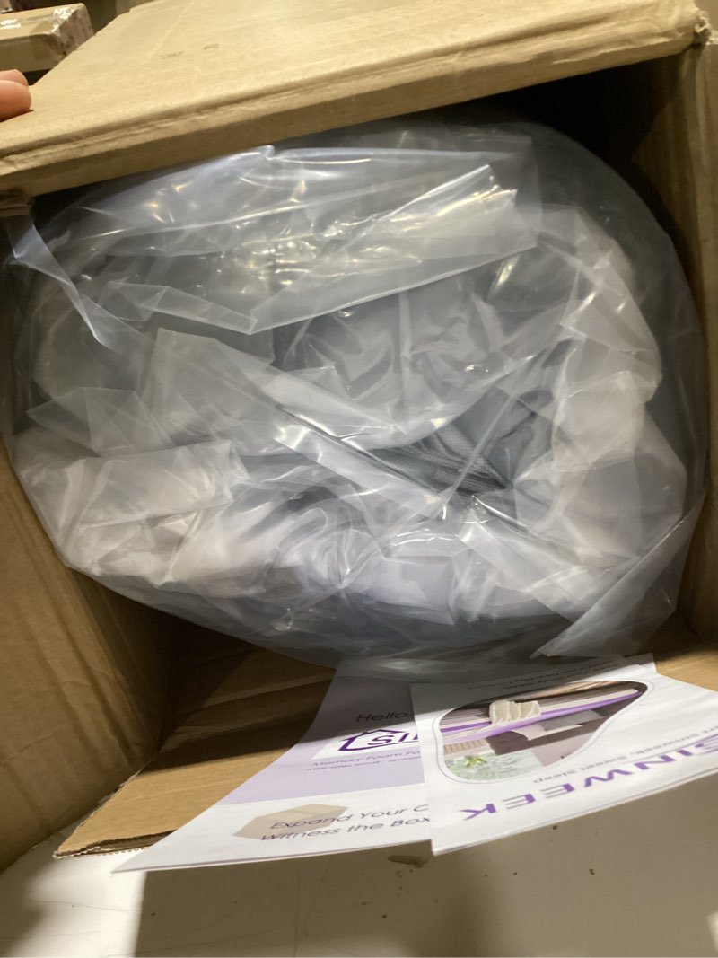 Condition photo showing Good Condition for SINWEEK Tri Folding Mattress Foam Topper 4" Thickness Floor Cot Mattress, Guset Bed with Removable&Machine Washable Cover and Lining, CertiPUR-US Certified 25 x 75 Inch S (25 x 75 Inch) High Support Foam