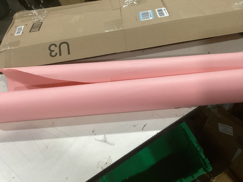 Condition photo showing As Is for PerkHomy Light Pink Kraft Paper Roll 36" x 1,800" (150') for Gift Wrapping Bouquet Flower Art Painting Craft Writing Packaging Shipping 80GSM 55LB (Light Pink, 36" x 150')