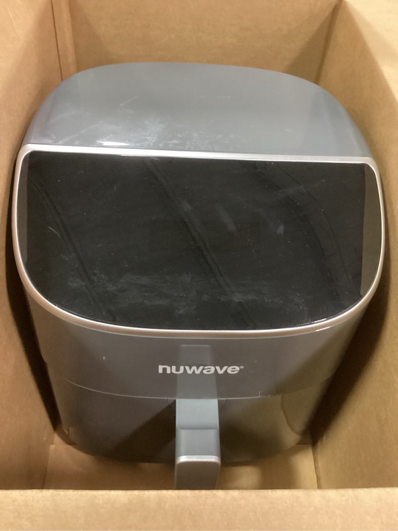 Condition photo showing As Is for Nuwave Brio Plus Air Fryer 8 Qt, New & Improved, PFAS-FREE, 7 Digital One-Touch Cook Functions that 
