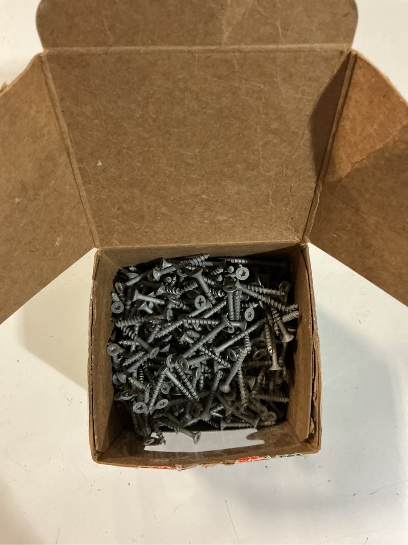 Condition photo showing As Is for spax #8 x 1-1/2-in double-barrier multi-material exterior wood screws (550-per box)