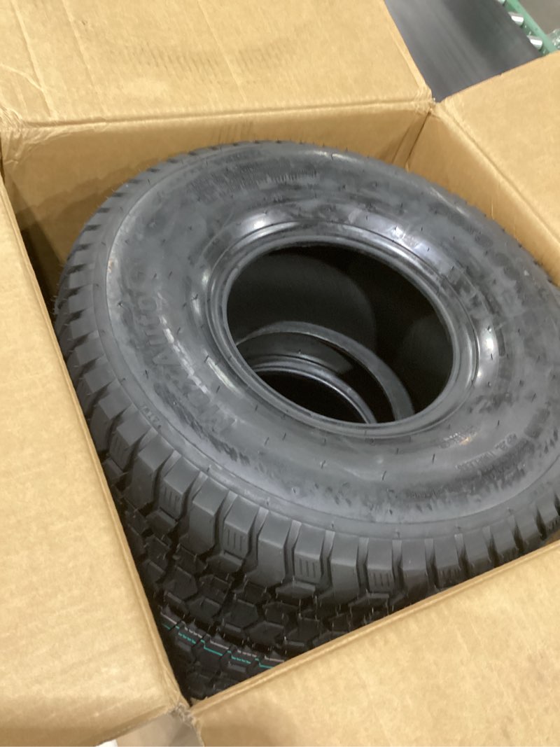 Condition photo showing Good Condition for maxauto 20x8.00-8 lawn mower tires 20x8x8 lawn tractor tire 20x8-8nhs riding mower tires, 4 ply tubeless tire, 965lbs capacity, set of 2