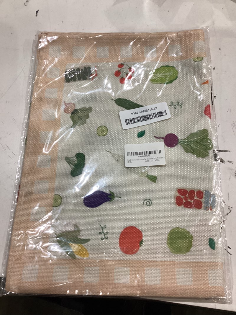 Condition photo showing New/Like New for locally grown table runner farmers market kitchen dining table centerpiece baby in bloom decor locally grown baby shower decorations for home party-72 inches long