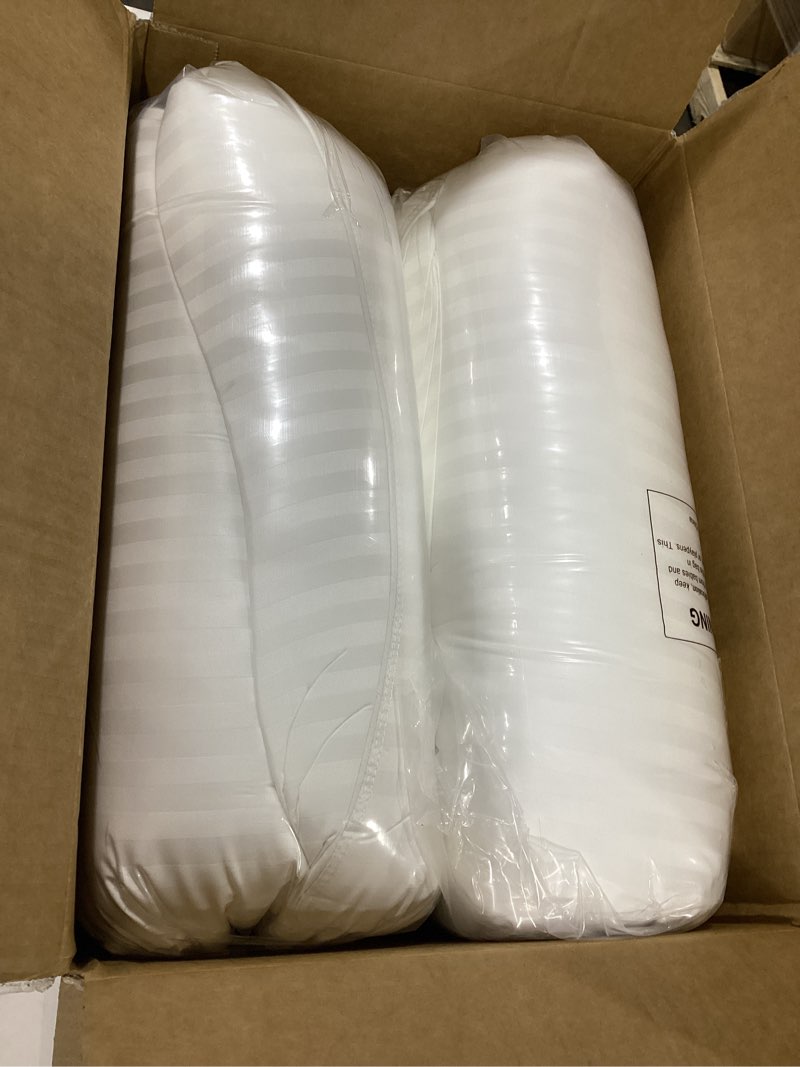 Condition photo showing Good Condition for Beckham Hotel Collection Bed Pillows Standard/Queen Size Set of 2 - Original Soft Down Alternative Pillow for Sleeping - Soft Support for Back, Stomach or Side Sleepers