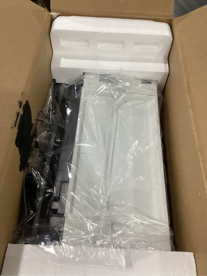 Condition photo showing As Is for used not tested ink is leaking hp smart tank plus 651 wireless all-in-one printer, ink tank printer-for-home use, 2 years of ink included auto document feeder, mobile print, scan, copy, fax, an ecotank alternative (7xv38a) white with black top