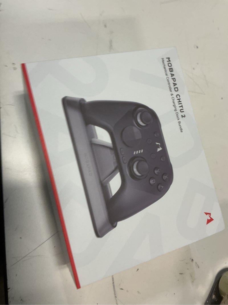 Condition photo showing New/Like New for mobapad chitu2 hd switch 2 wireless controller, tmr glide joysticks [zero drift], charging dock, hd rumble, nfc, turbo, programming, mechanical buttons - gamepad for nintendo switch/switch 2 black