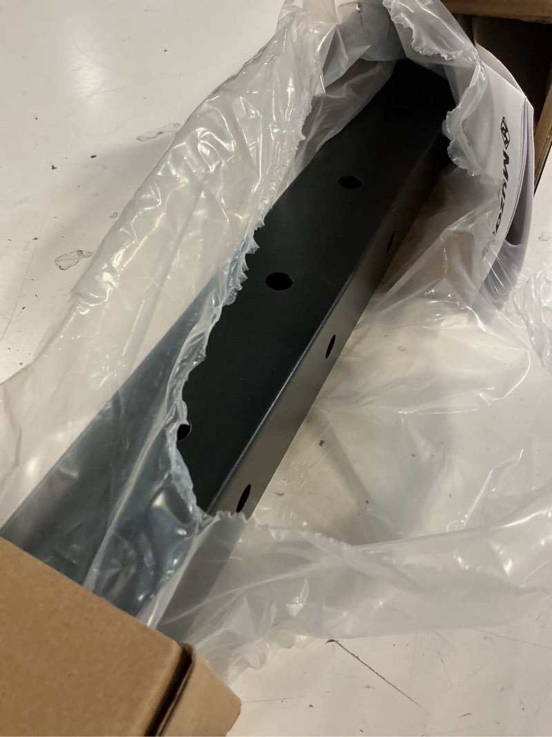 Condition photo showing Good Condition for muzata black stair cable railing post 42 inch for 25-35 degrees stair 42"x2"x2" surface mount t304 stainless steel cable railing system kit indoor outdoor with paper user guide ps01 ba4l 42" stair post