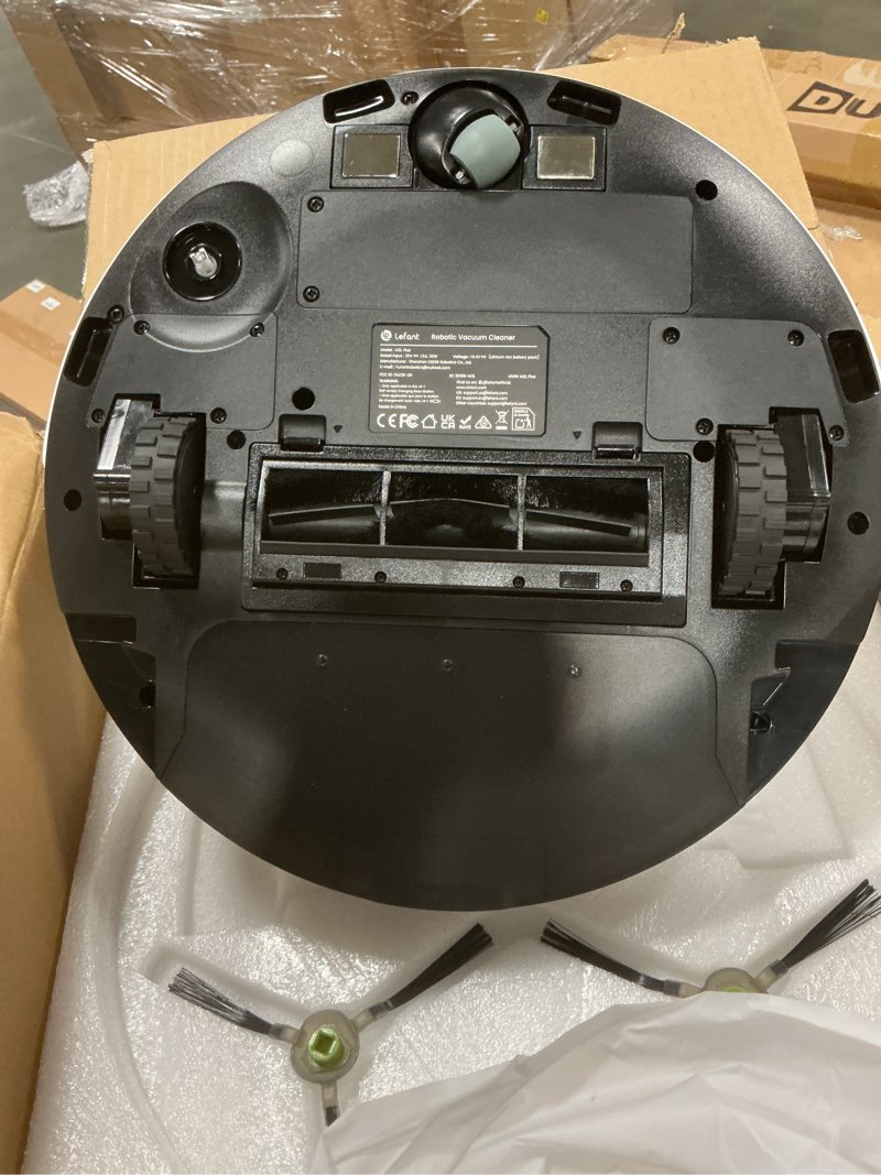 Condition photo showing Good Condition for Lefant M2L Plus LiDAR Robot Vacuum and Mop, 190° PSD Obstacle Avoidance, 6000Pa Strong Suction, 75-Day Capacity, Multi-Floor Mapping, 130 Min Runtime, WiFi/Alexa/APP/iWatch