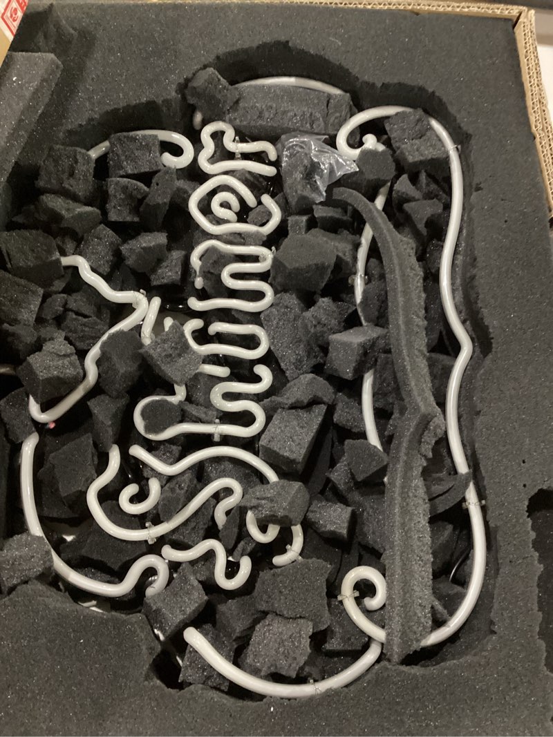 Condition photo showing Good Condition for similar to ***24×20\" glass neon wall sign, compatible for shiner beer, neon light decor for bar, cafe, bedroom, man cave & party cafe shop