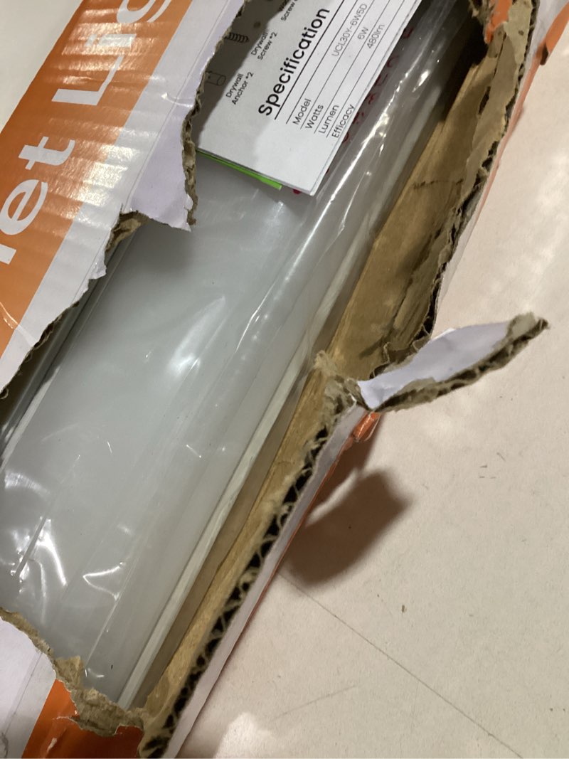 Condition photo showing Good Condition for ALUSSO LIGHTING® 24 Inch LED Under Cabinet Lighting Hardwired, 5CCT Color Selectable 2700K-5000K Dimmable 15W 1200LM High Brightness, CRI 90 Strip Linkable Under Counter Lights for Kitchen, 1 Pack 24 Inch Hardwired 1 Pack