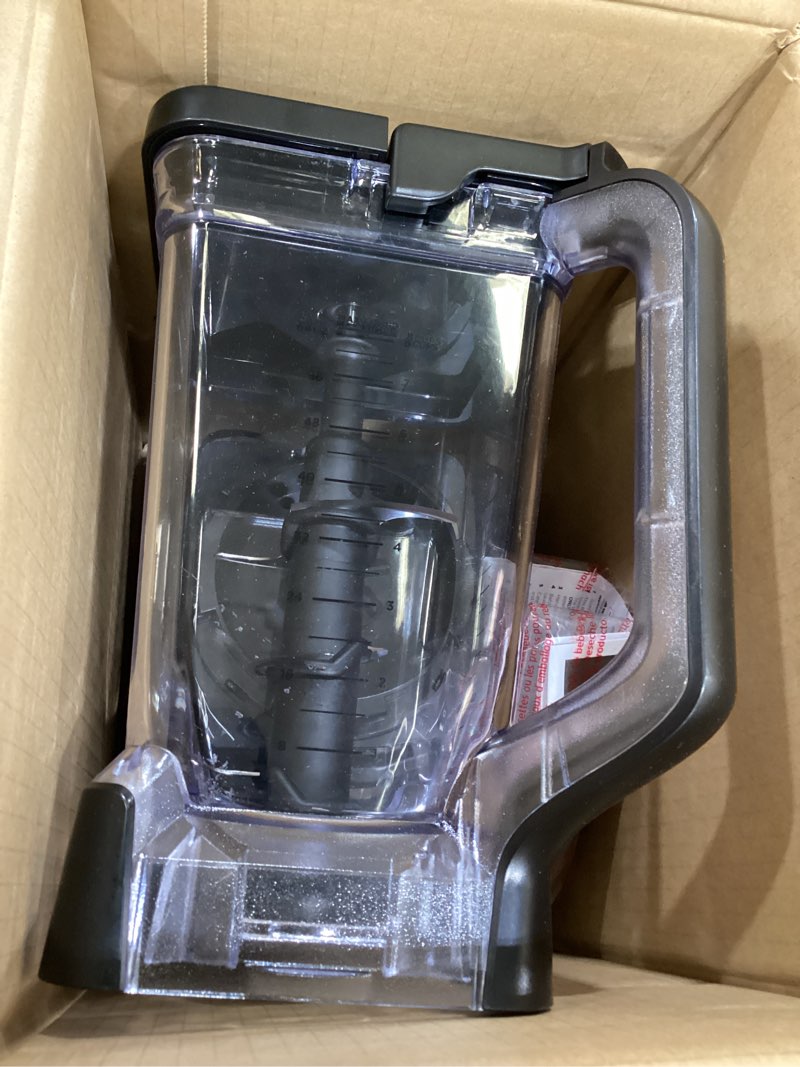 Condition photo showing As Is for ninja professional blender | smoothie blender, drink mixer, grinder, ice crusher | total crushing™ technology, auto-iq™ smart presets, professional 1200w power, xl 72oz pitcher | dark grey | br201amz generation 2 (1200 watts)