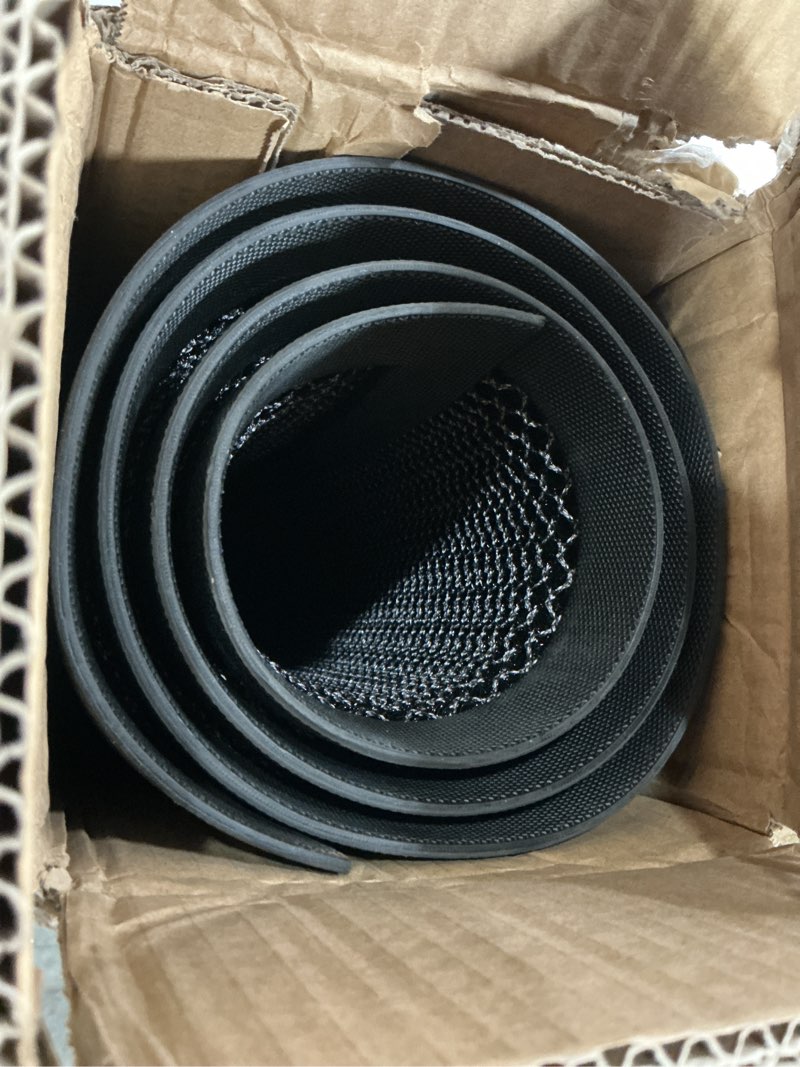 Condition photo showing Good Condition for azadx indoor outdoor door mat 35"x 59" doormat for entry heavy duty front door mat stretch mesh dirt trapper welcome doormats non-slip backing entrance mats for home commercial floor mats, black grey 35" x 59" black grey