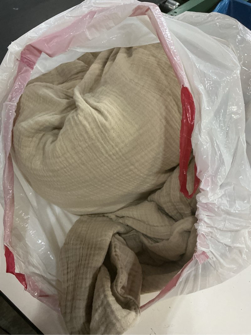 Condition photo showing Good Condition for quince, organic airy gauze duvet cover/king cal king/sand