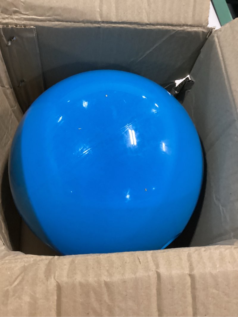 Condition photo showing Good Condition for champion sports rubberized plastic bowling ball - 4 lb blue