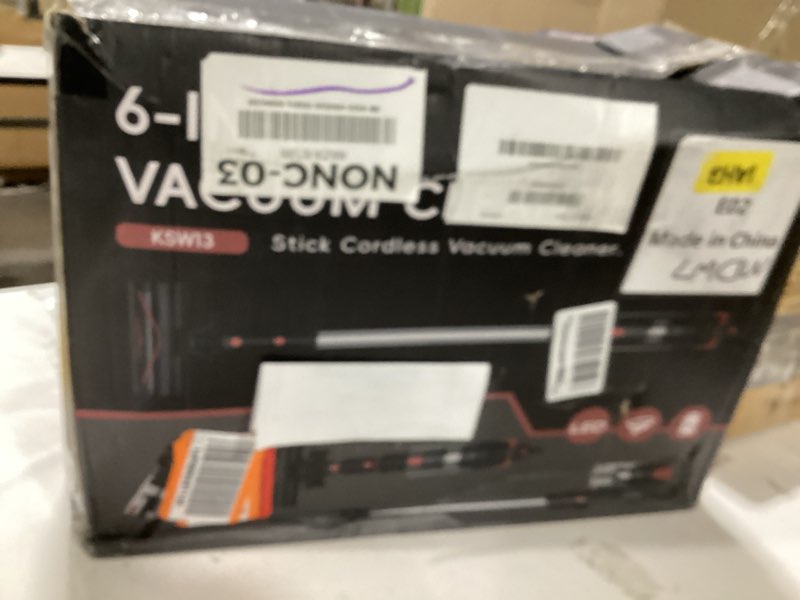 Condition photo showing Good Condition for cordless vacuum cleaner, 650w 55kpa 60mins vacuum cleaners for home, 8-in-1 stick vacuum with charging dock station, powerful suction, rechargeable, versatile for carpet, hard floor, pet hair