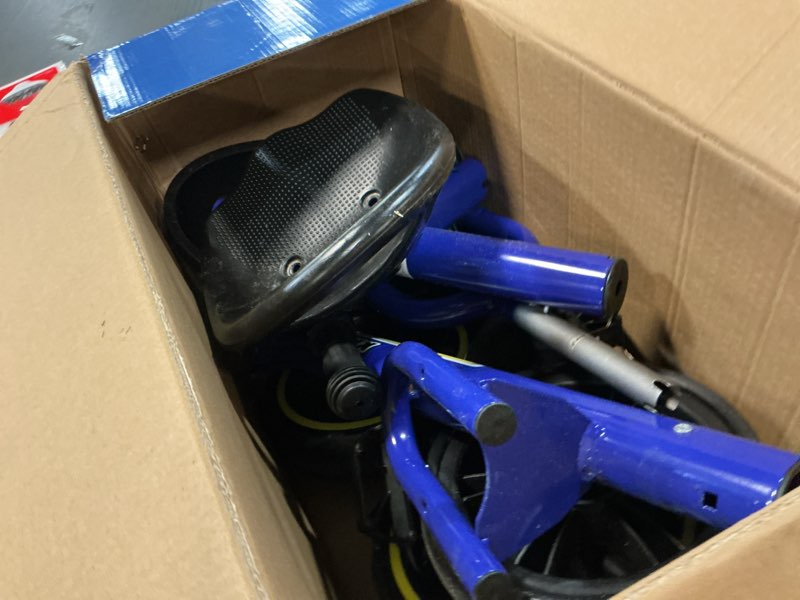 Condition photo showing As Is for kriddo kids tricycles age 24 month to 4 years, toddler kids trike for 2.5 to 5 year old, gift toddler tricycles for 2-4 year olds, trikes for toddlers, blue