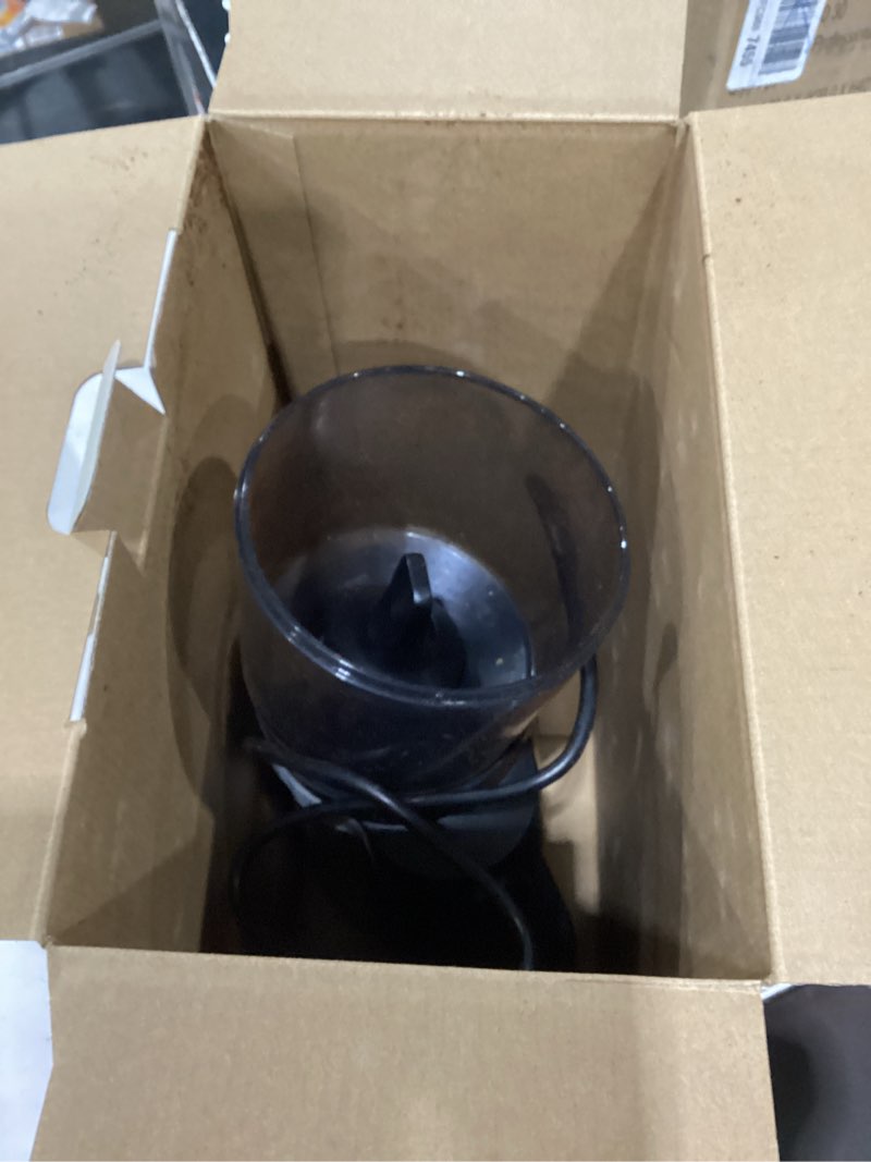 Condition photo showing As Is for OXO Brew Conical Burr Coffee Grinder - Silver, Stainless Steel Burrs, One-Touch Automatic Smart Grind