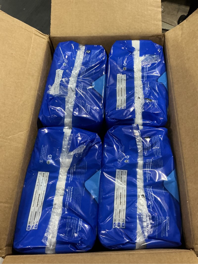Condition photo showing New/Like New for fitright super adult incontinence underwear, maximum absorbency, large, 40"-56", 4 packs of 20 (80 total) large (20 count)