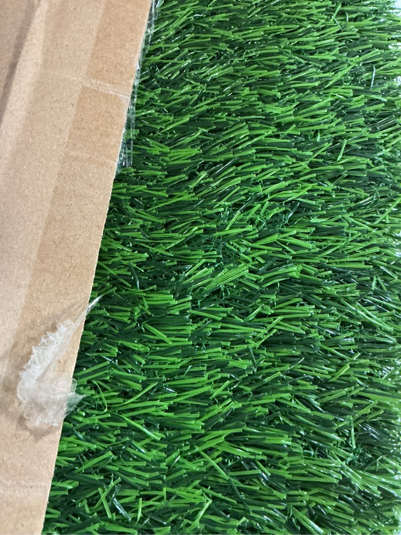 Condition photo showing Good Condition for LOOBANI Dog Grass Pad with Tray - Dog Litter Box - Indoor Potty for Apartment and Patio Training - with 2 Packs Grass Pee Pads for Replacement, 16×20 Inch Tray Potty 16*20inch