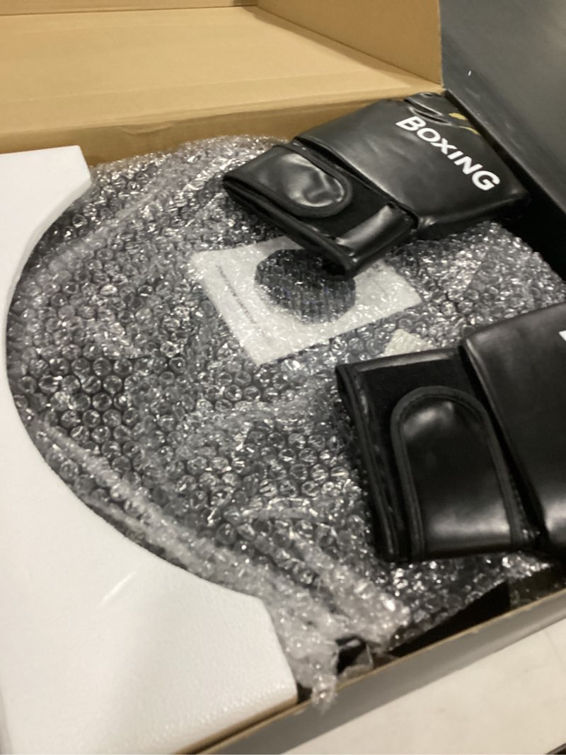 Condition photo showing Good Condition for Music Boxing Machine, Interactive Punching Trainer with Boxing Gloves, Large Size Wall Mounted Electronic Boxing Target for Adult Kids, 9 Modes & 9 Speeds