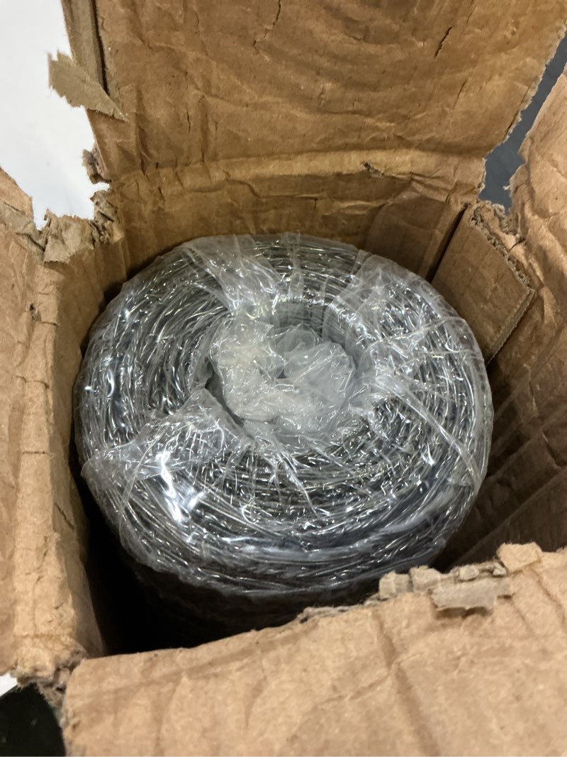 Condition photo showing New/Like New for amagabeli chicken wire fencing 48inchx50ft hexagonal poultry netting galvanized mesh fence chicken netting rabbits pets dog cat vegetable garden fencing barrier enclosure galvanized 1" 48"x50'