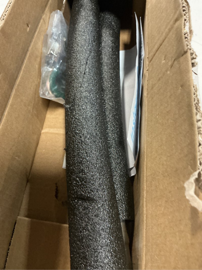 Condition photo showing As Is for trampoline poles replacement 1pcs, trampoline accessories universal replacement parts, to fit 8-14ft, includes foam sleeve and hardware with 2 fixing methods black 1pcs