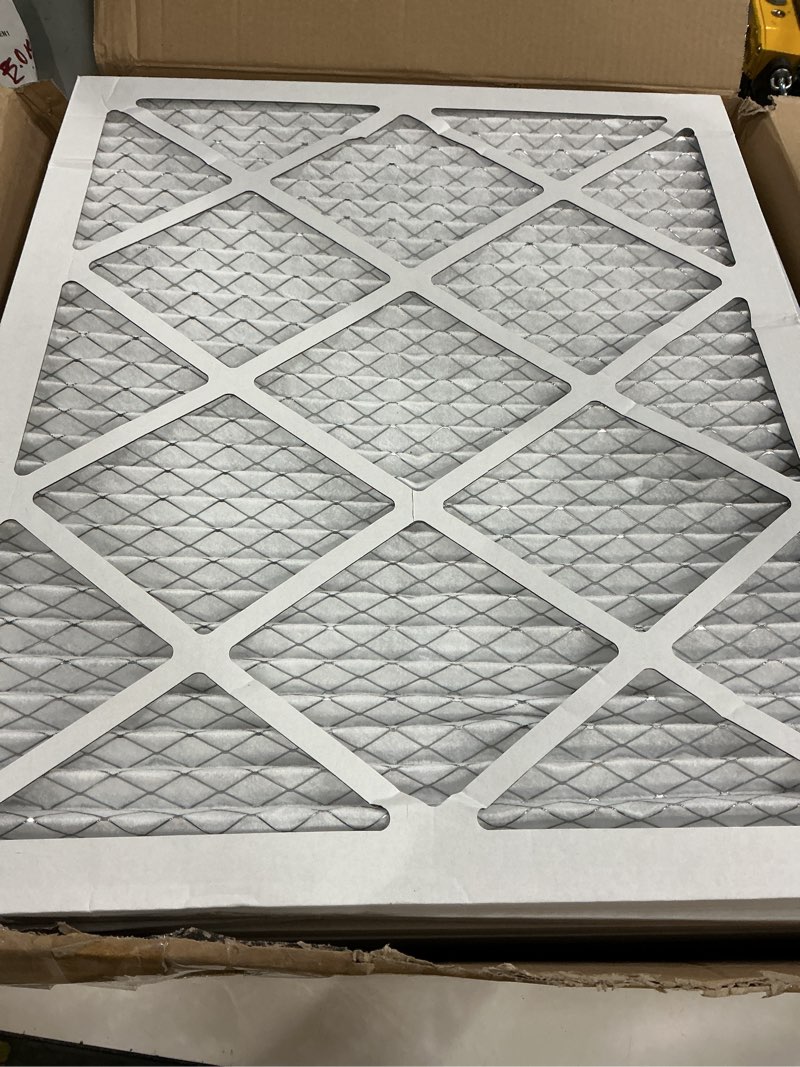 Condition photo showing As Is for visit the filtrete store filtrete 20x24x1 ac furnace air filter merv 11 mpr 1000 micro allergen defense 3-month pleated 1-inch electrostatic air cleaning filter 6 pack 