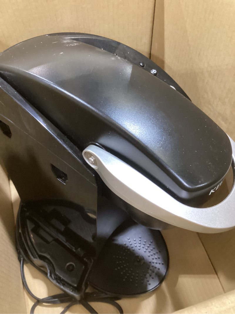 Condition photo showing As Is for Keurig K-Classic Single Serve K-Cup Pod Coffee Maker, with 3 Brew Sizes, 48oz Removable Reservoir, Black