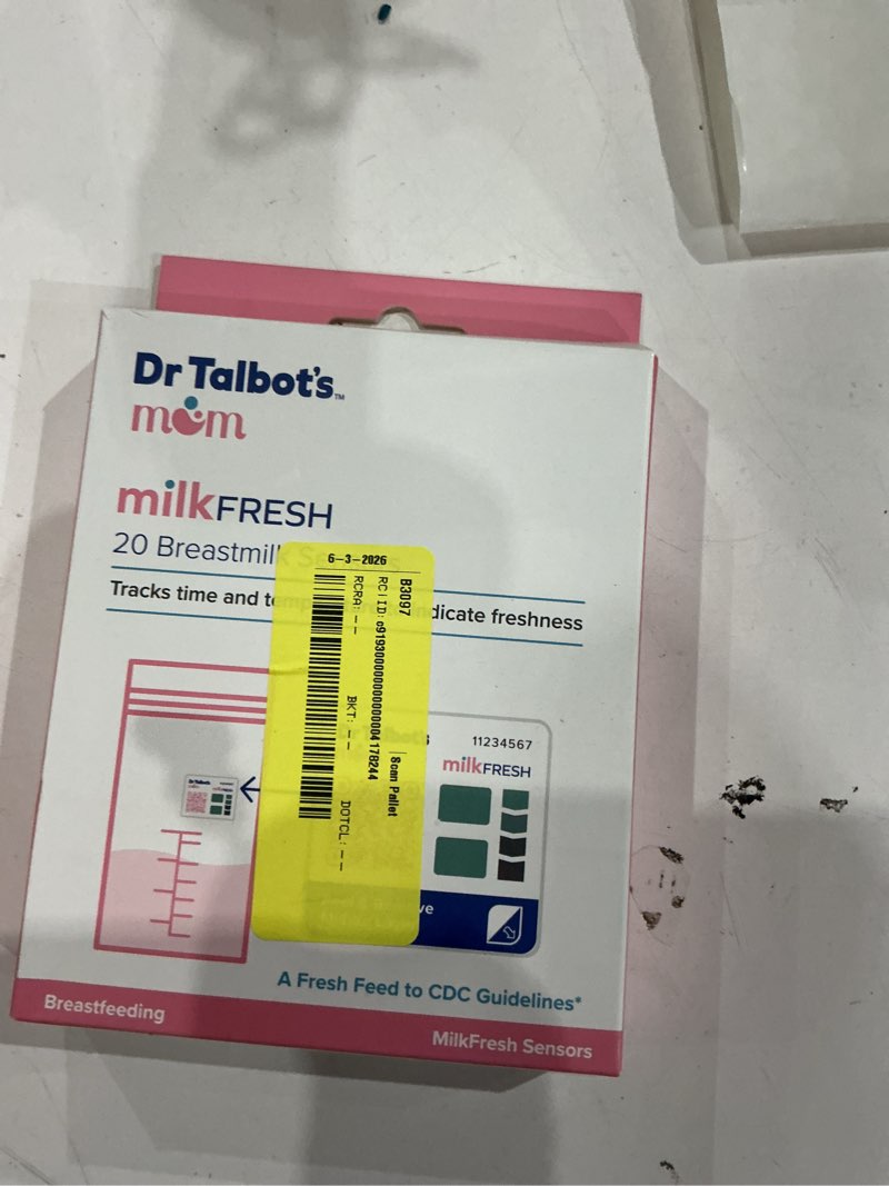 Condition photo showing As Is for dr. talbot's breast milk freshness sensors - 20ct