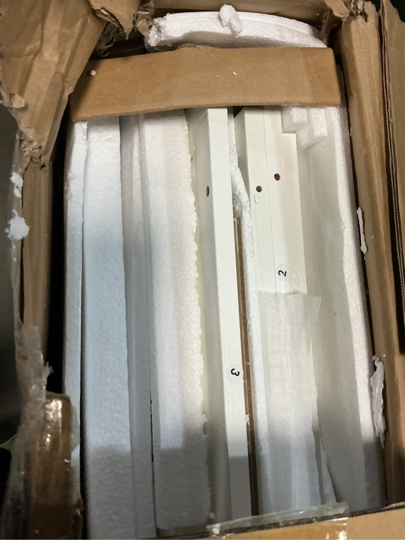 Condition photo showing Good Condition for hoobro lateral file cabinet, wooden office storage drawers with charging station, filing cabinet for home office, a4/letter/legal-sized files, printer stand with open storage spaces, white wt37uwj01 white+rose gold